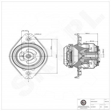 Support Moteur Pour Mercedes-Benz Classe GL M R 2512403017 2512404117 2512404317