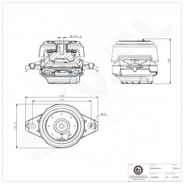 Support Moteur Gauche Pour Mercedes-Benz Classe GL M GLE GLS A1662405817