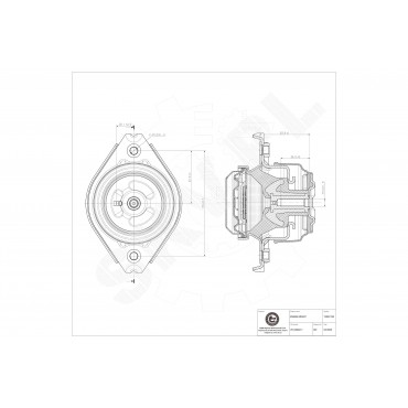 Support Moteur Avant Pour Mercedes-Benz Classe M 2512402917 2512403117