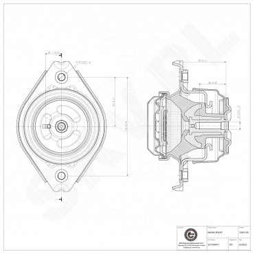 Support Moteur Avant Pour Mercedes-Benz Classe M 2512402917 2512403117