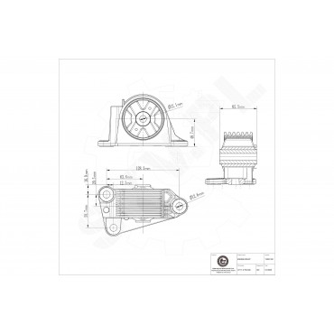 Support Moteur Arrière Droit Pour Mini Mini 22116756405