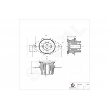 Support Moteur Gauche Pour Renault Opel Nissan Vauxhall 8200003824 4408759