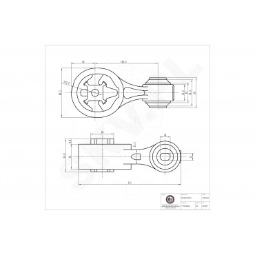 Support Moteur Arrière Droit Pour Renault Kadjar Nissan Qashqai X-Trail