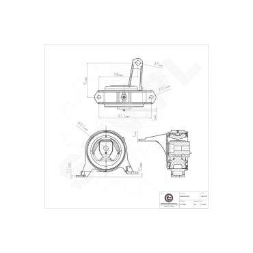 Support Moteur Avant Gauche Pour Opel Astra H Meriva B Zafira Vauxhall Twintop