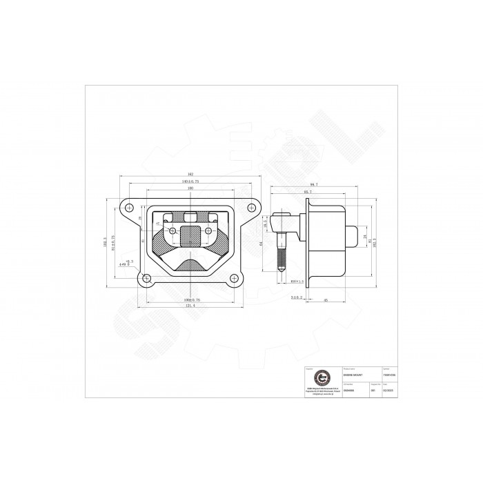 Support Moteur Avant Droit Pour Opel Corsa B Tigra Vauxhall