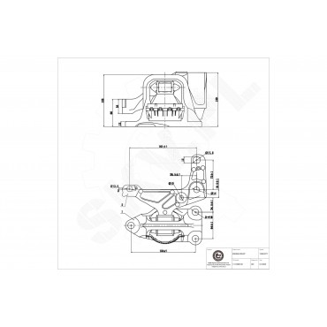Support Moteur Droit Pour Renault Fluence Grand Scénic III Megane CC 112100014R