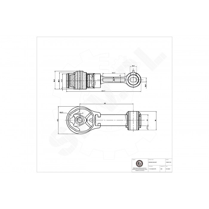 Support Moteur Droit Pour Renault Fluence Grand Scénic III Megane CC 113560007R