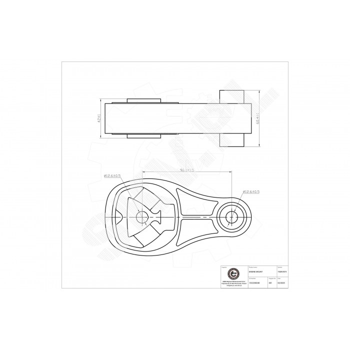Support Moteur Avant Pour Smart Fortwo 1322200248 4512400109 A1322200248