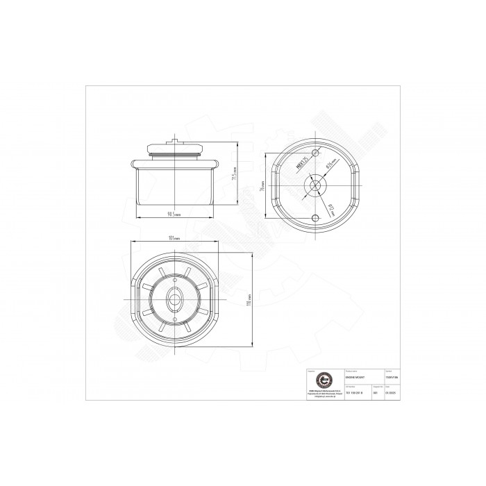 Support Moteur Pour VW Transporter IV 701199201B 701199201D 701199201H