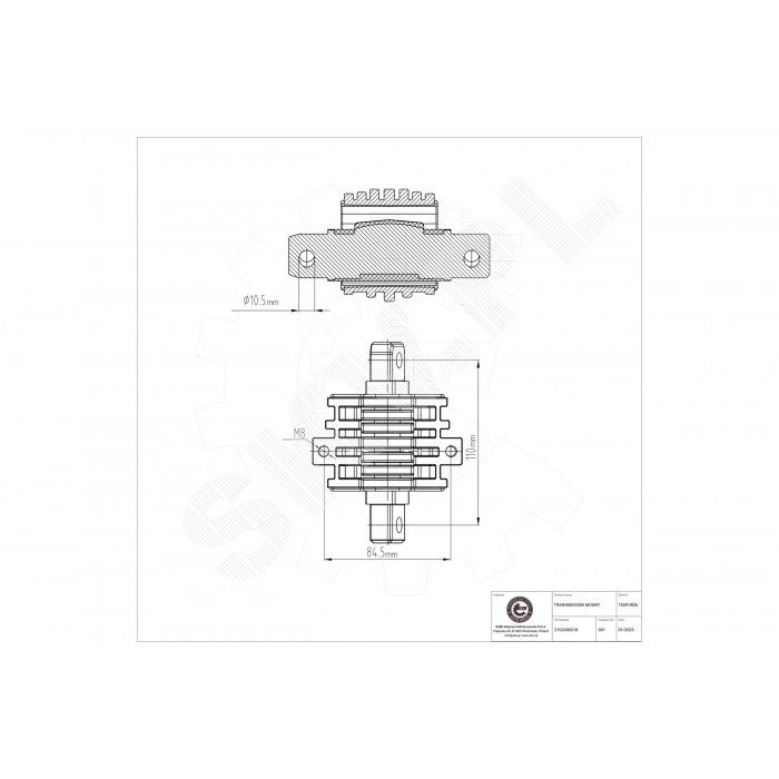 Support de Boite de Vitesses Pour Mercedes-Benz Classe C T-Model E A2022401218