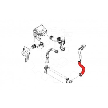 Durite d'Admission d'Air Pour Renault Trafic III Opel Vivaro B 144603145R