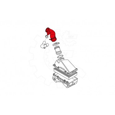 Tuyau d'Admission d'Air Pour VW Bora Audi Seat Skoda 1J0129684CG 1J0129684H