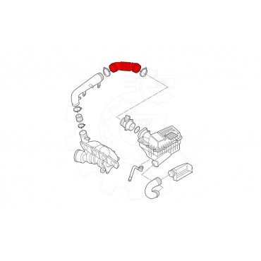 Tuyau d'Admission d'Air Pour VW Beetle CC Audi Seat Skoda 1K0129684L 1KD129684