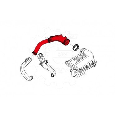 Tuyau d'Admission d'Air Pour BMW Série 7 F01, F02, F03, F04 13717582312 7582312