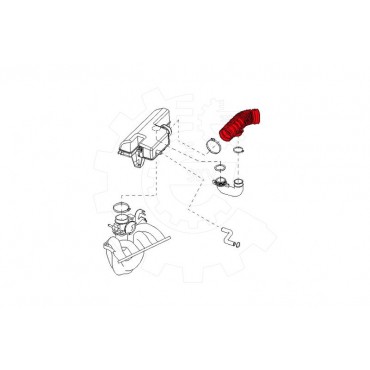 Tuyau d'Admission d'Air Pour Chevrolet Epica