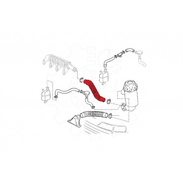 Tuyau d'Admission d'Air Pour Peugeot Fiat Ducato Citroën 14263H 1321182080