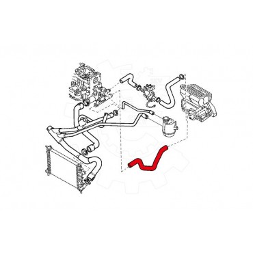 Tuyau de Chauffage Pour Renault Megane I Scénic 7700420939 7700420940