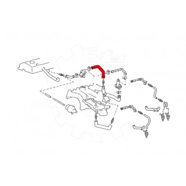 Tuyau d'évacuation Huile Carter Pour Mercedes-Benz 124 190 Classe G 1020941987