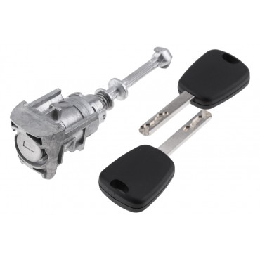 Barillet Serrure de Porte Avant Gauche Pour Peugeot 407 Citroën C4