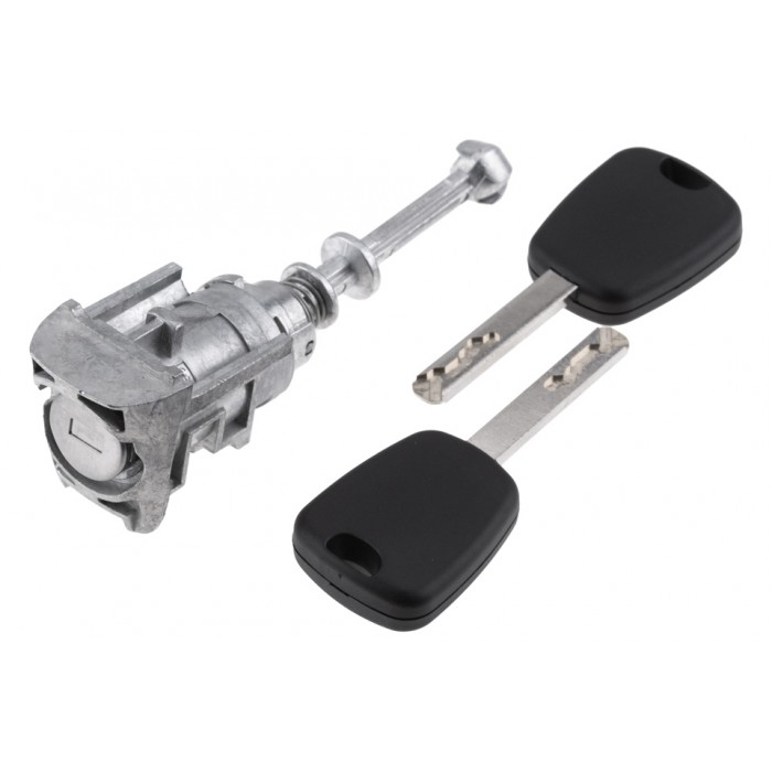 Barillet Serrure de Porte Avant Gauche Pour Peugeot 407 Citroën C4