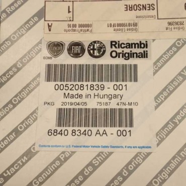 Capteur ABS Arrière Gauche Pour Fiat Fiorino Linea Qubo 51763165, 52081839