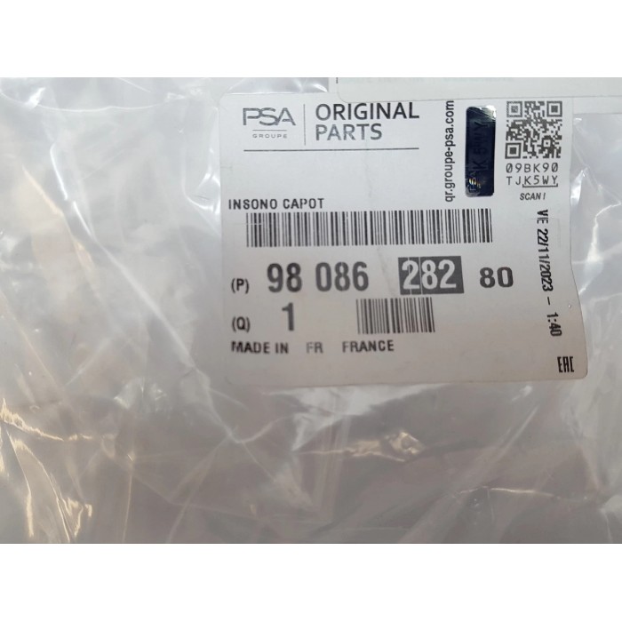 Isolant Capot Moteur Pour Peugeot 508 II