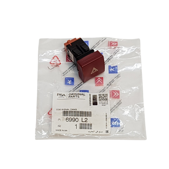 Bouton Warning Pour Peugeot Partner Citroën Berlingo