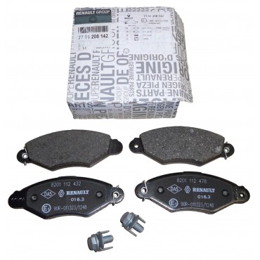 Kit Plaquette de Frein Avant Pour Renault Kangoo Thalia I Nissan Kubistar