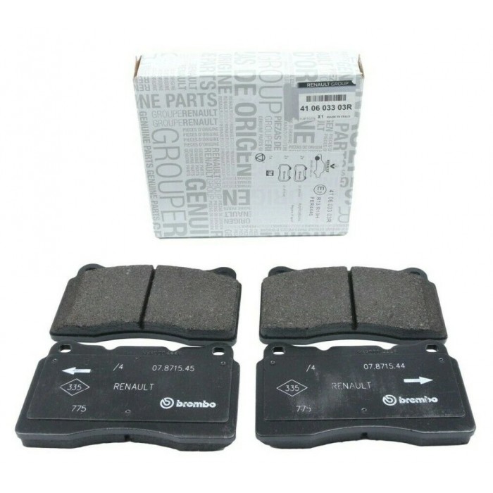 Kit Plaquette de Frein Avant Pour Renault Clio III Megane II Alpine A110 II