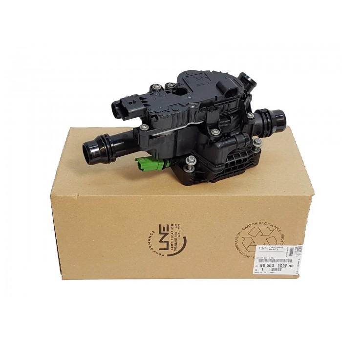 Boitier Thermostat d'Eau Pour Peugeot Opel Fiat Toyota 9803549480, 9850364680