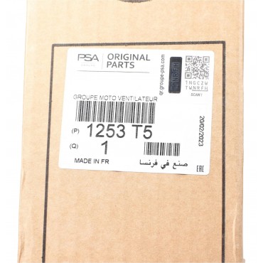 Ventilateur de Radiateur Pour Peugeot Citroën Berlingo DS 1253T5, 1253Q4 1253T5
