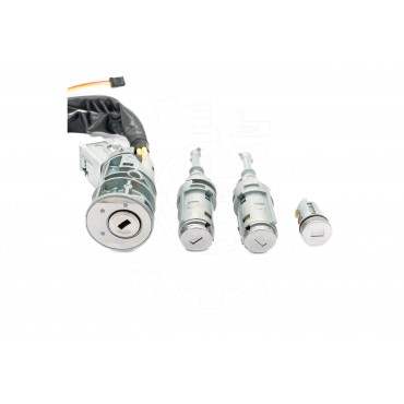 Kit Serrure d'Allumage + 2 Barillets de Porte Pour Citroën C2 C3 4162AG