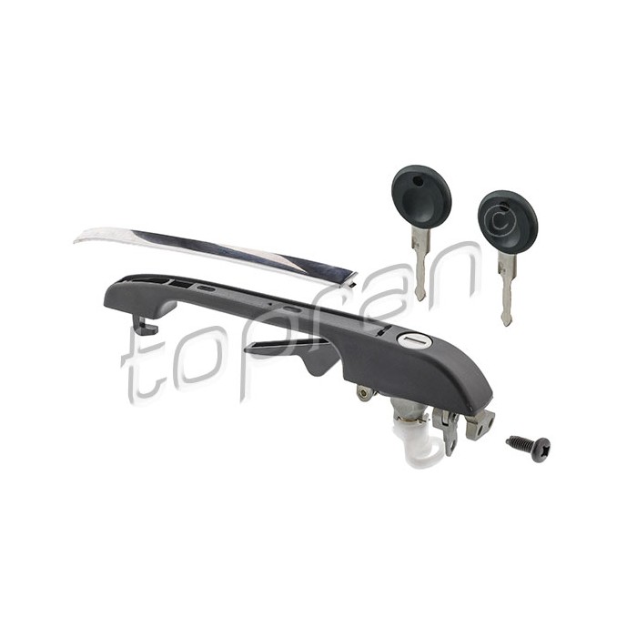 Poignée de Porte Extérieure Avant Gauche Pour Audi 80 90 813837205B 813837205C