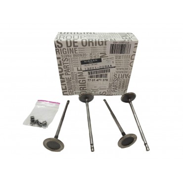 4 Soupapes d'Admission Pour Renault Dacia Duster Nissan 7701471378, 7701472124