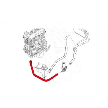 Tuyau de Refroidissement Pour BMW Série 1 E81 3 E90 E91 X1 E84 64216928590