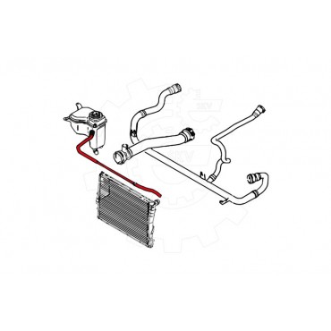 Tuyau de Refroidissement Pour BMW Série 1 E81 E88 3 E90 E91 E92 E93 17127565092