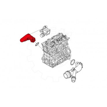 Tuyau de Refroidissement Pour BMW Série 1 E81 E82 E87 E88 3 E90 E91 11537530647