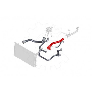 Tuyau de Refroidissement Pour BMW Série 1 F20 F21 3 F30 F80 F31 17127596832
