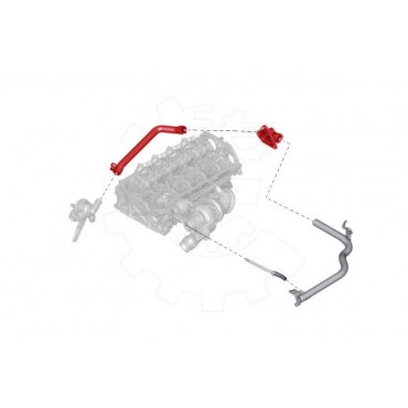 Tuyau de Refroidissement Pour BMW Série 1 F20 F21 3 F30 F80 F31 11532367436