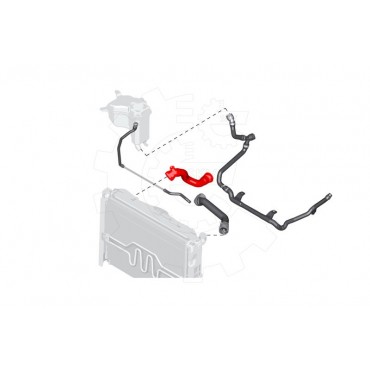 Tuyau de Refroidissement Pour BMW Série 1 E82 E88 3 E90 E91 X1 E84 17127531769