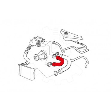 Tuyau de Refroidissement Pour BMW 2500-3.3 E3 Série 5 E12 E28 E34 11531250387