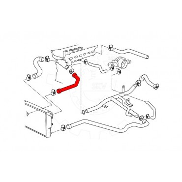 Tuyau de Refroidissement Pour BMW Série 5 E39 11531740474 1740474