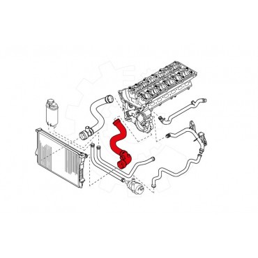 Tuyau de Refroidissement Pour BMW Série 5 E39 7 E38 11531705223 1705223