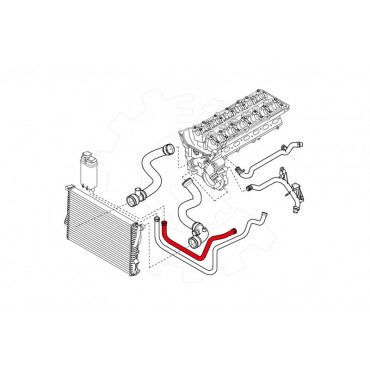 Tuyau de Refroidissement Pour BMW Série 5 E39 7 E38 11531438632 1438632