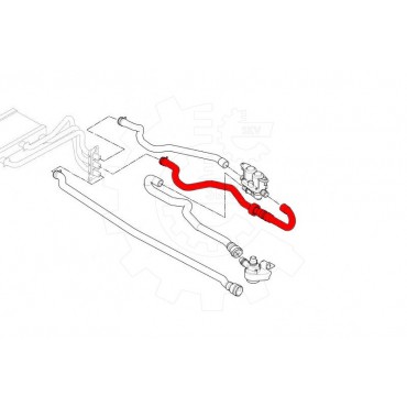 Tuyau de Refroidissement Pour BMW Série 6 E63 E64 64216910758 6910758