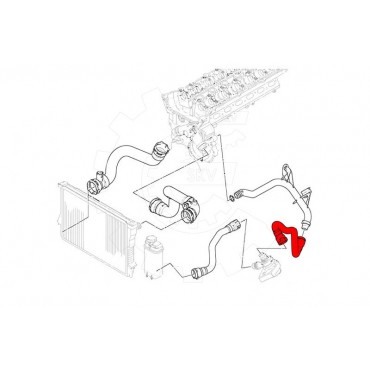 Tuyau de Refroidissement Pour BMW X5 E53 11537510120 7510120