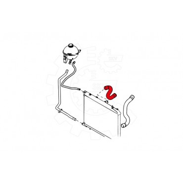 Tuyau de Refroidissement Pour Peugeot 307 Citroën C4 1343EL