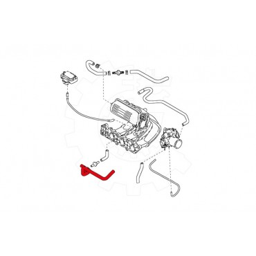 Tuyau de Refroidissement Pour Daewoo Matiz 96239412 P96239412