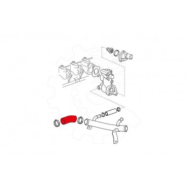 Tuyau de Refroidissement Pour Ford Fiesta IV Focus C-Max II Tourneo 1139030