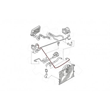 Tuyau de Refroidissement Pour Land Rover Discovery II PCH000360 PCH116380